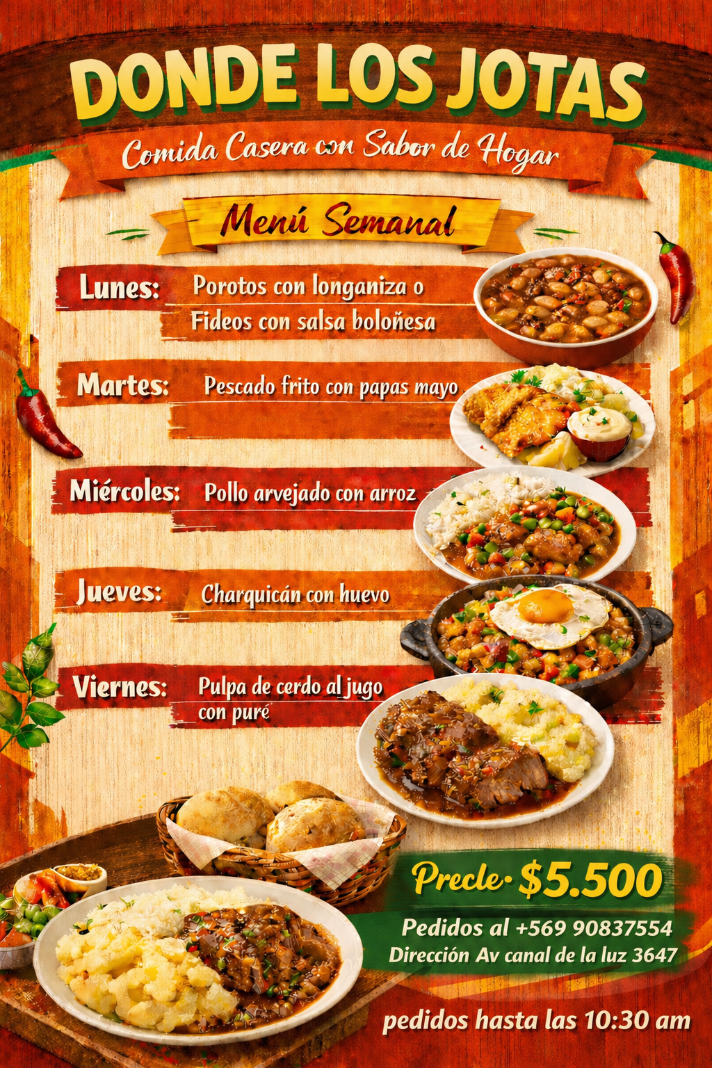 Menú Semanal